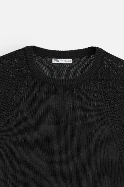 Sale CAMISETA PUNTO CROPPED FIT Hombre Jerséis / Chaquetas
