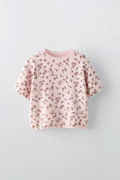 Niños ZARA 1½ - 6 Años·Punto|1½ - 6 Años·Camisetas<CAMISETA PUNTO FLORES