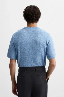 Sale CAMISETA PUNTO JACQUARD IRREGULAR Hombre Jerséis / Chaquetas|Camisetas