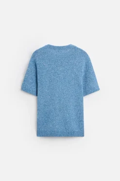 Sale CAMISETA PUNTO JACQUARD IRREGULAR Hombre Jerséis / Chaquetas|Camisetas