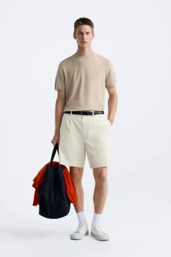 Best CAMISETA PUNTO MEZCLA VISCOSA Hombre Jerséis / Chaquetas|Camisetas