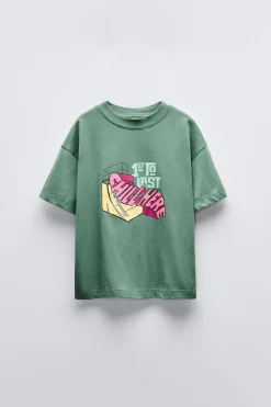 Niños ZARA 6 - 14 Años·Camisetas<CAMISETA RAMPA SKATE