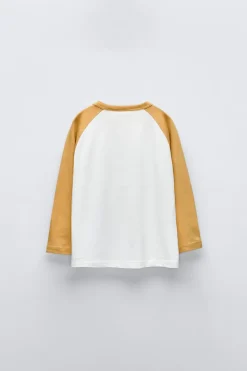 Niños ZARA 1½ - 6 Años·Camisetas|1½ - 6 Años·Camisetas<CAMISETA RANGLAN CONTRASTE