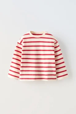 Niños ZARA 1½ - 6 Años·Camisetas|6 - 18 Meses·Camisetas<CAMISETA RAYAS