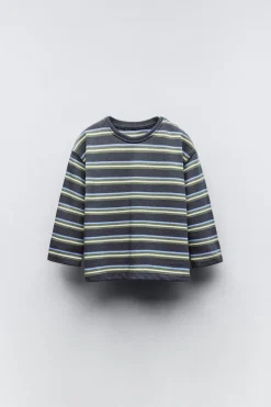 Niños ZARA 6 - 18 Meses·Camisetas|6 - 18 Meses·Camisas<CAMISETA RAYAS