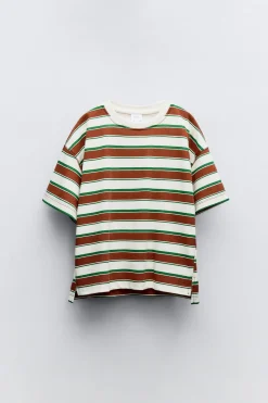 Niños ZARA 6 - 14 Años·Camisetas|6 - 14 Años·Camisetas<CAMISETA RAYAS