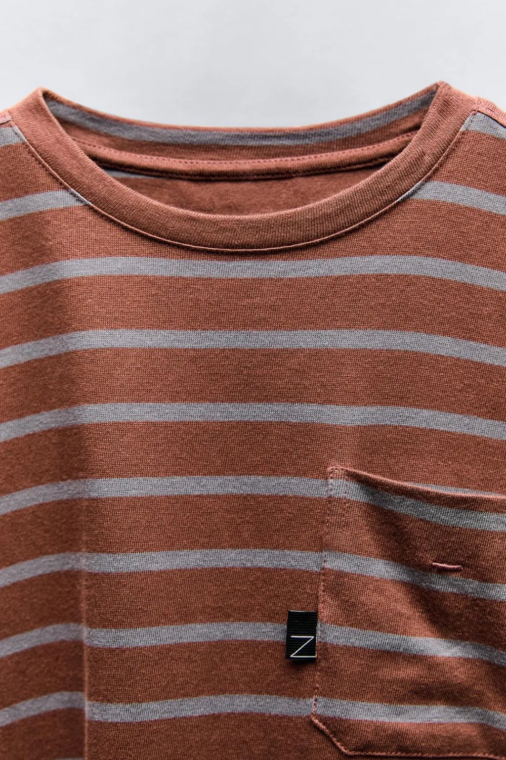 Niños ZARA 6 - 14 Años·Camisetas<CAMISETA RAYAS BOLSILLO