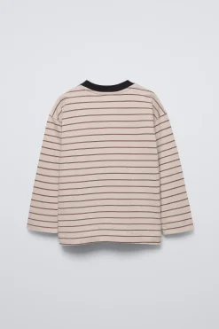 Niños ZARA 6 - 14 Años·Camisetas<CAMISETA RAYAS BOLSILLO