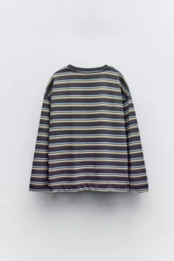 Niños ZARA 6 - 14 Años·Camisetas|6 - 14 Años·Camisetas<CAMISETA RAYAS DOBLES
