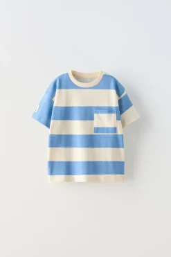 Niños ZARA 1½ - 6 Años·Camisetas|1½ - 6 Años·Camisetas<CAMISETA RAYAS ETIQUETA