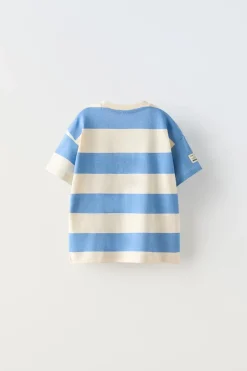Niños ZARA 1½ - 6 Años·Camisetas|1½ - 6 Años·Camisetas<CAMISETA RAYAS ETIQUETA