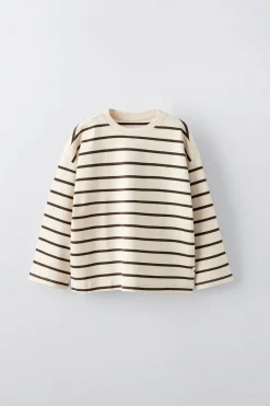 Niños ZARA 1½ - 6 Años·Sudaderas|1½ - 6 Años·Camisetas<CAMISETA RAYAS ETIQUETA