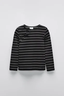 Niños ZARA 6 - 14 Años·Camisetas<CAMISETA RAYAS RIB LACITOS