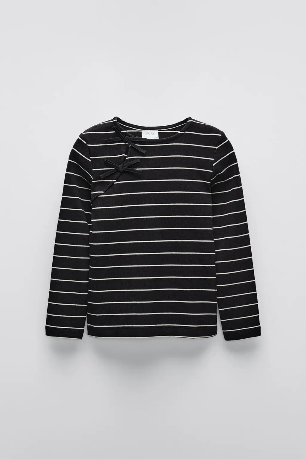 Niños ZARA 6 - 14 Años·Camisetas<CAMISETA RAYAS RIB LACITOS