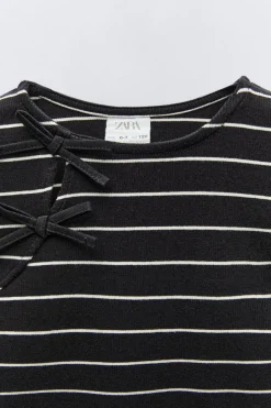 Niños ZARA 6 - 14 Años·Camisetas<CAMISETA RAYAS RIB LACITOS
