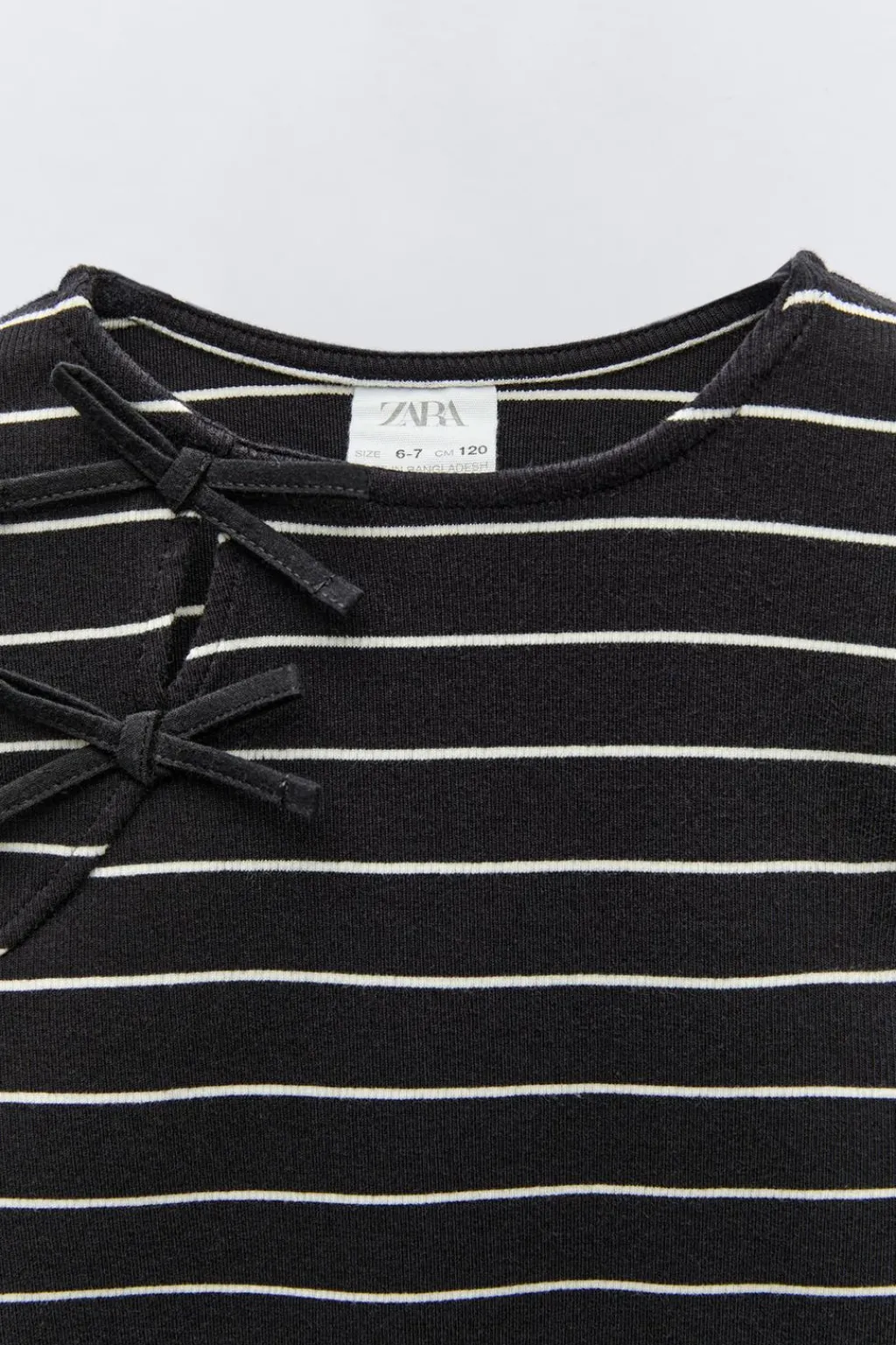 Niños ZARA 6 - 14 Años·Camisetas<CAMISETA RAYAS RIB LACITOS