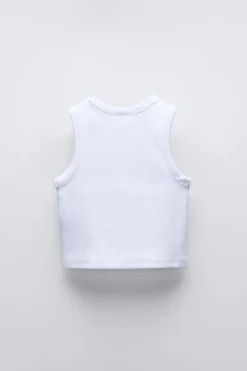 Niños ZARA 6 - 14 Años·Camisetas<CAMISETA RIB BORDADO