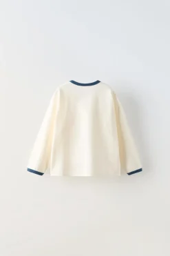 Niños ZARA 1½ - 6 Años·Camisetas|1½ - 6 Años·Camisetas<CAMISETA RIB CONTRASTE