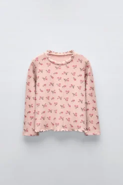 Niños ZARA 1½ - 6 Años·Camisetas|1½ - 6 Años·Total Look<CAMISETA RIB ESTAMPADA SOFT TOUCH
