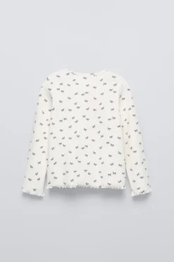 Niños ZARA 1½ - 6 Años·Camisetas|6 - 18 Meses·Camisetas<CAMISETA RIB ESTAMPADO