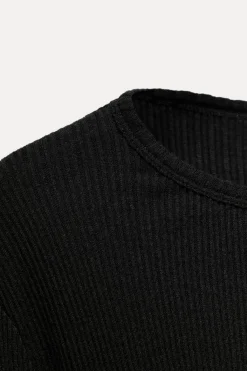 Best CAMISETA RIB MANGA LARGA Mujer Lenceria