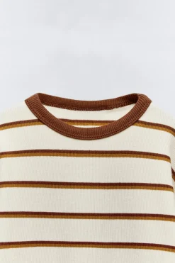 Niños ZARA 1½ - 6 Años·Camisetas|1½ - 6 Años·Camisetas<CAMISETA RIB RAYAS