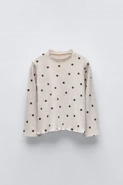 Niños ZARA 1½ - 6 Años·Camisetas|1½ - 6 Años·Total Look<CAMISETA RIB TOPOS SOFT TOUCH
