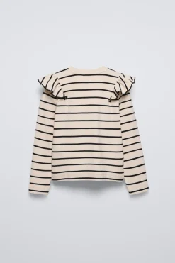 Niños ZARA 6 - 14 Años·Camisetas<CAMISETA RIB VOLANTE
