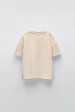 Niños ZARA 1½ - 6 Años·Camisetas|1½ - 6 Años·Camisetas<CAMISETA ROTOS BORDADO