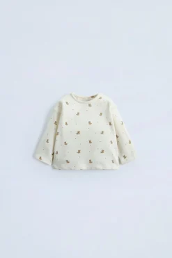 Niños ZARA 0 - 6 Meses·Camisetas<CAMISETA SOFT TOUCH OSITOS