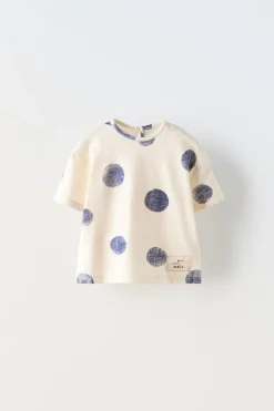 Niños ZARA 6 - 18 Meses·Conjuntos|6 - 18 Meses·Camisetas<CAMISETA TOPOS