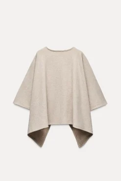 Outlet CAPA ASIMÉTRICA SOFT Mujer Chaquetas / Cazadoras