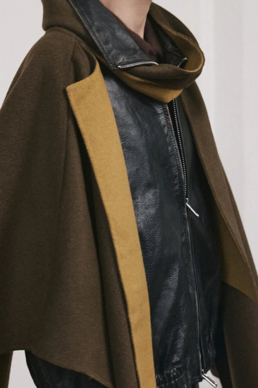 Online CAPA CON LANA BUFANDA Mujer Chaquetas / Cazadoras