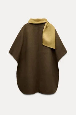 Online CAPA CON LANA BUFANDA Mujer Chaquetas / Cazadoras