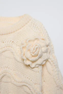 Niños ZARA 6 - 14 Años·Punto<CAPA PUNTO OCHOS FLOR