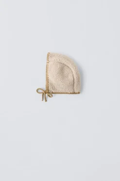 Niños ZARA 6 - 18 Meses·Conjuntos|6 - 18 Meses·Accesorios / Calcetines<CAPOTA BORREGUILLO