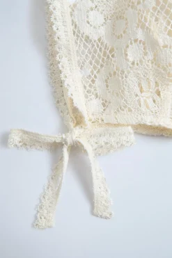 Niños ZARA 0 - 6 Meses·Punto|Accesorios / Zapatos / 0 - 14 Años<CAPOTA ENCAJE