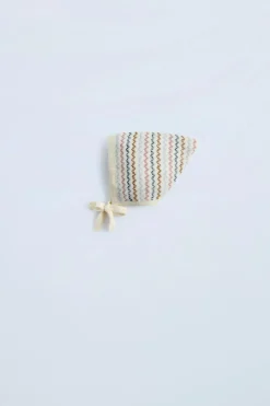 Niños ZARA 0 - 6 Meses·Punto|Accesorios / Zapatos / 0 - 14 Años<CAPOTA PUNTO RAYAS