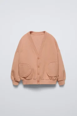 Niños ZARA 1½ - 6 Años·Sudaderas|1½ - 6 Años·Sudaderas<CARDIGAN FELPA BOLSILLOS