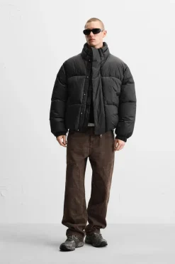 Outlet CAZADORA ACOLCHADA BOXY FIT Hombre Plumíferos