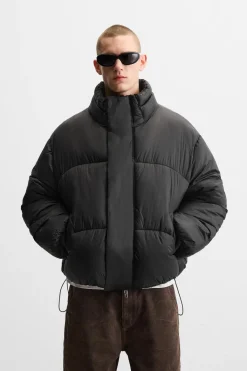 Outlet CAZADORA ACOLCHADA BOXY FIT Hombre Plumíferos