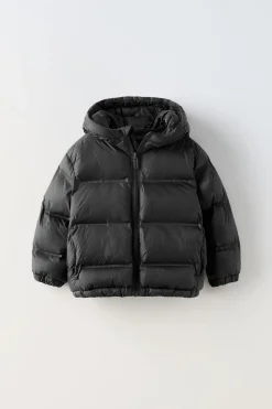 Niños ZARA 1½ - 6 Años·Abrigos|6 - 18 Meses·Abrigos / Buzos<CAZADORA ACOLCHADA CAPUCHA