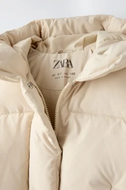 Niños ZARA 6 - 14 Años·Abrigos|6 - 14 Años·Abrigos<CAZADORA ACOLCHADA CAPUCHA