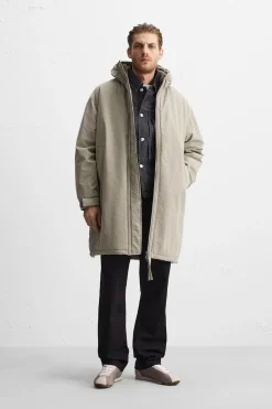 Outlet CAZADORA ACOLCHADA COMBINADA Hombre Cazadoras|Abrigos / Gabardinas
