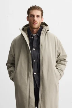 Outlet CAZADORA ACOLCHADA COMBINADA Hombre Cazadoras|Abrigos / Gabardinas