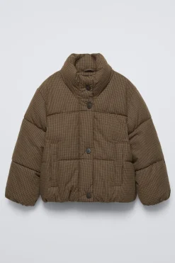 Niños ZARA 6 - 14 Años·Abrigos<CAZADORA ACOLCHADA CUADRO VICHY