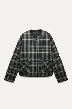 Clearance CAZADORA ACOLCHADA CUADROS Mujer Chaquetas / Cazadoras