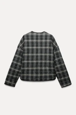 Clearance CAZADORA ACOLCHADA CUADROS Mujer Chaquetas / Cazadoras