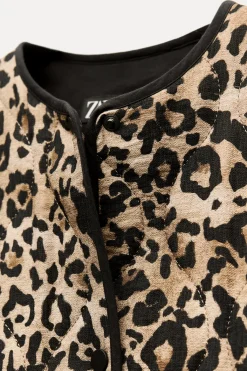 Outlet CAZADORA ACOLCHADA ESTAMPADO ANIMAL Mujer Chaquetas / Cazadoras