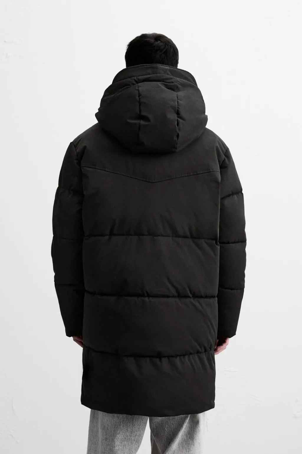 Fashion CAZADORA ACOLCHADA LARGA Hombre Cazadoras|Abrigos / Gabardinas